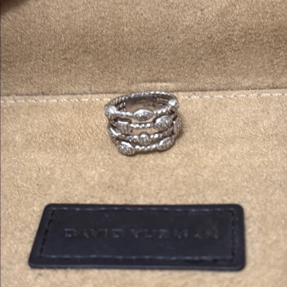 David Yurman Confetti Four Row Ring - Picture 2 of 5